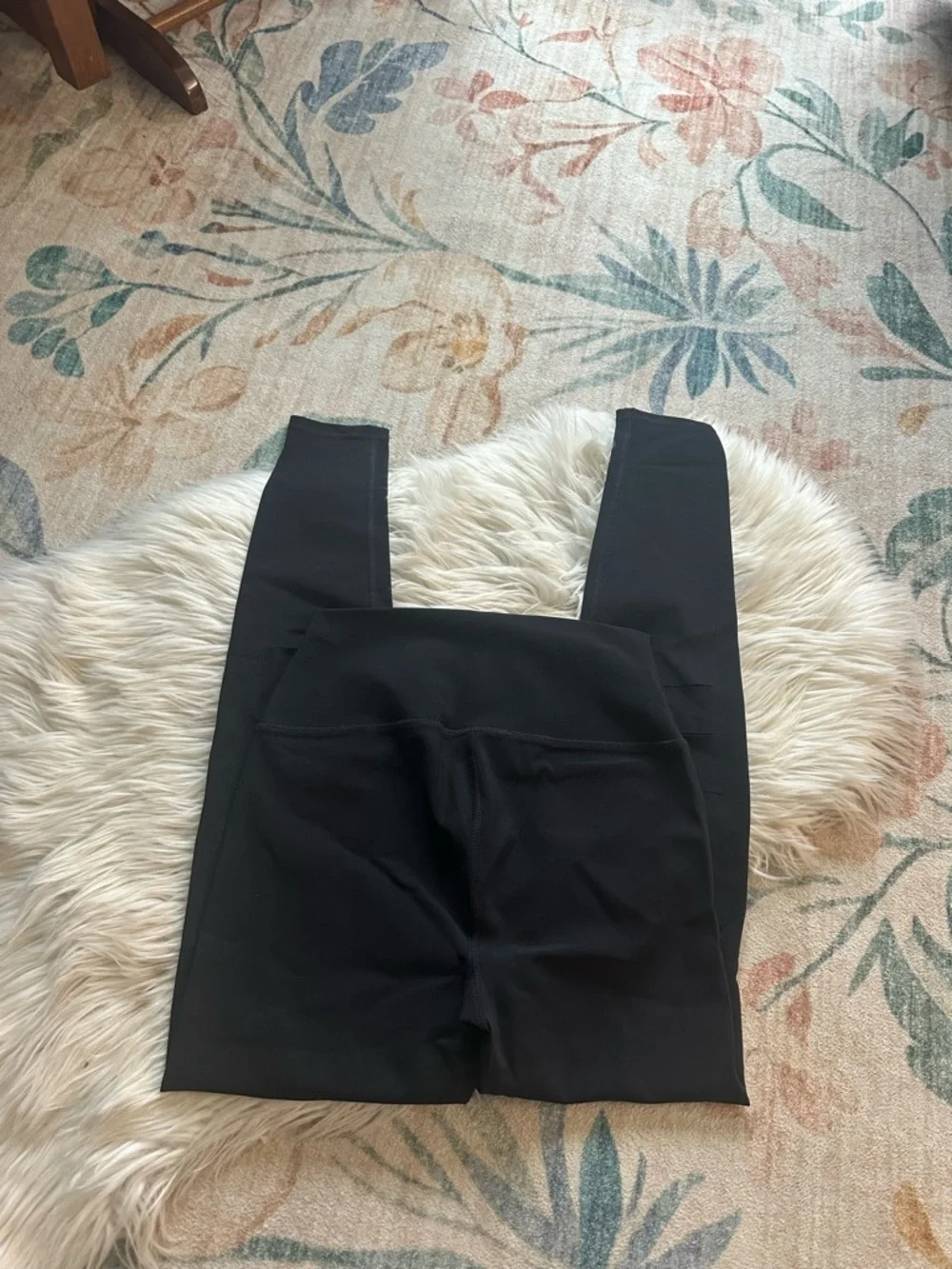 ALO Black Ripped Warrior Leggings